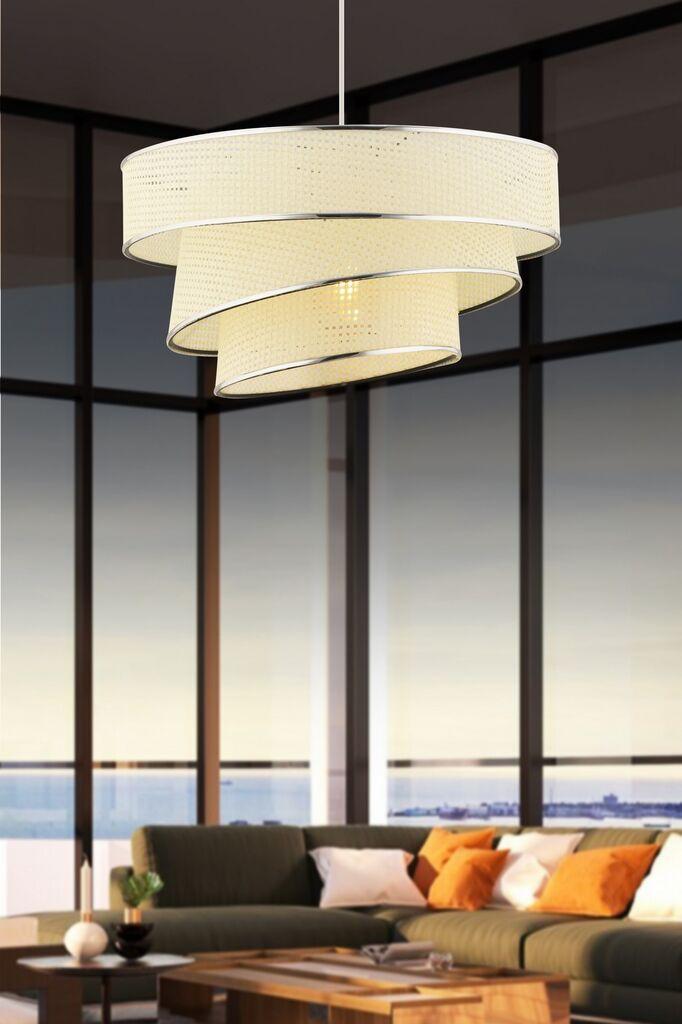 Opviq Luster Couper Hazeran, 40x40 см, сребрено-бела боја