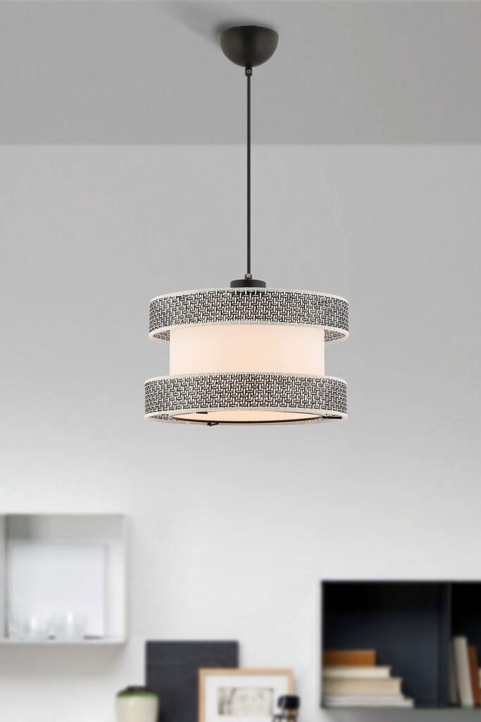 Ореол со сјај Opviq, 40x40 см, беж-црна