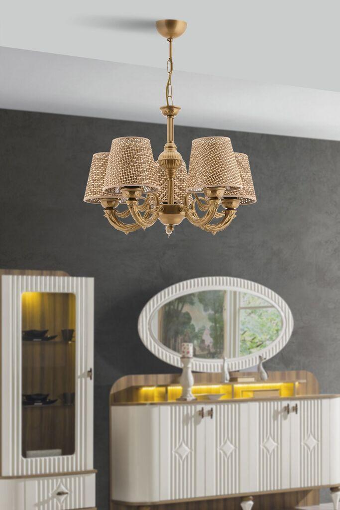 Лустер Opviq Fiona Hazeran, 15x10x13cm, IP20, златна боја