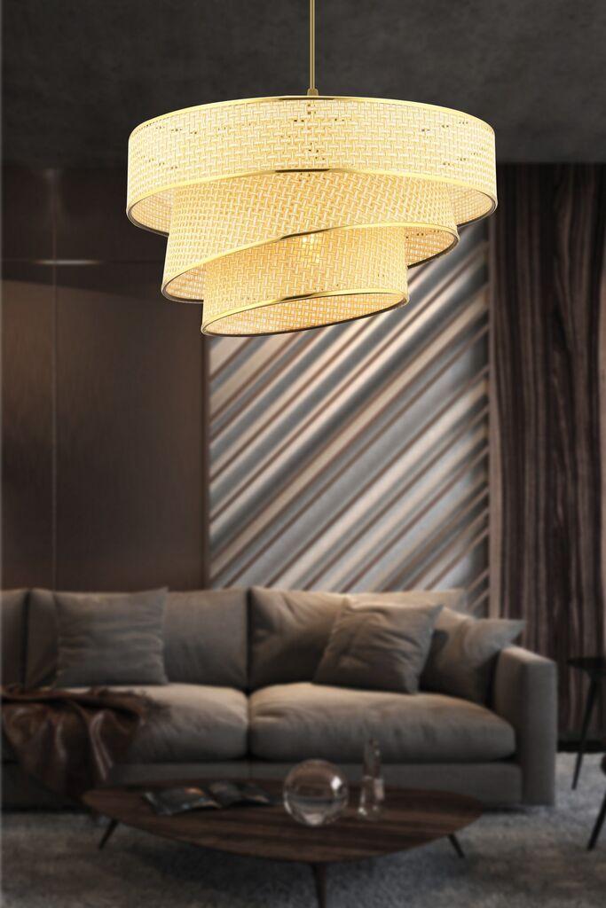 Opviq Luster Couper Hazeran, 40x40 см, крем-златна боја