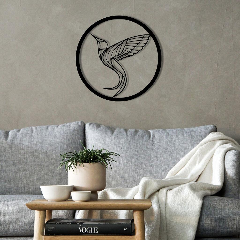 Wallity dzидна декорација Payidar, 48x48 см, црна