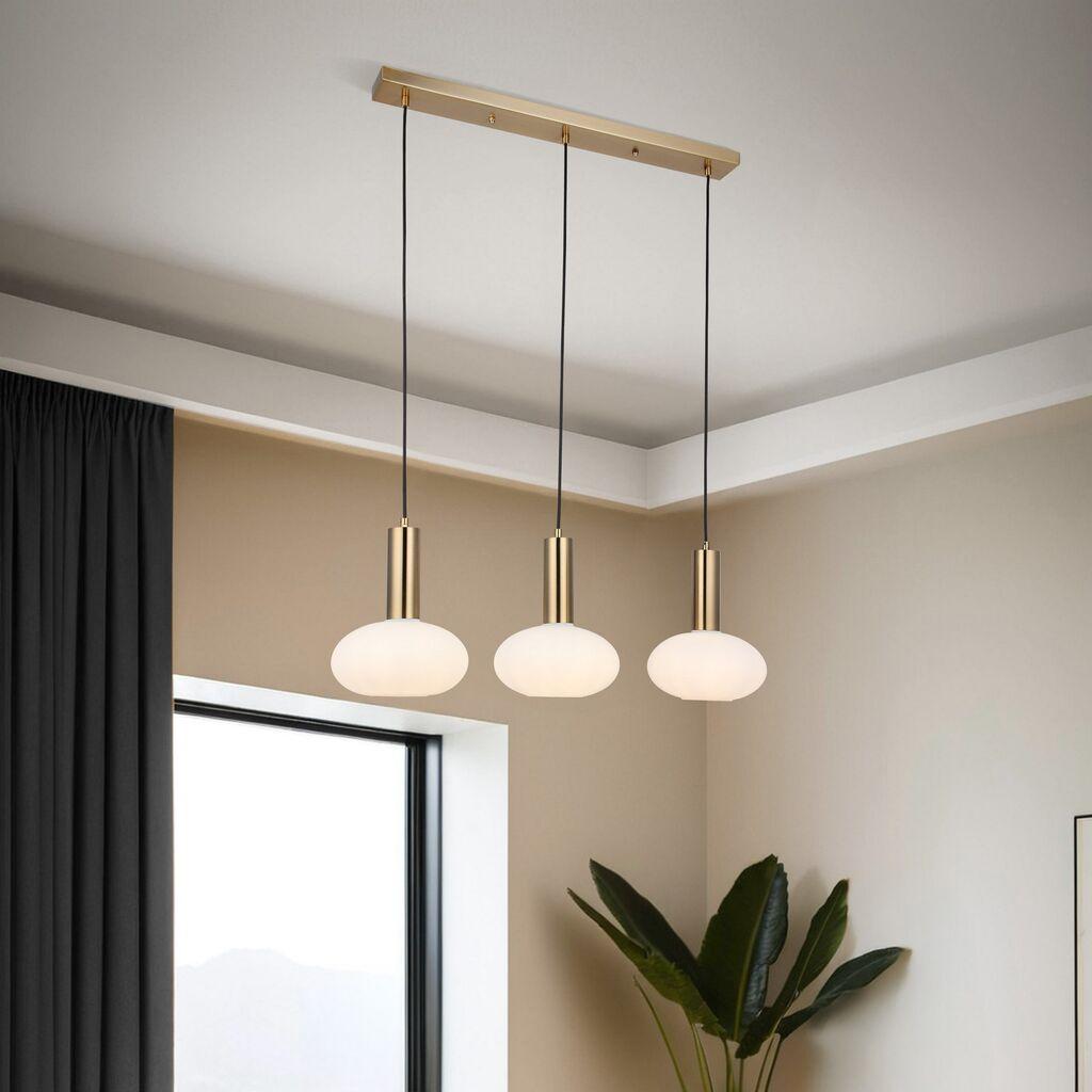 Opviq Luster Kabo-52-03, O19, 12cm, IP20 Златно-бела боја