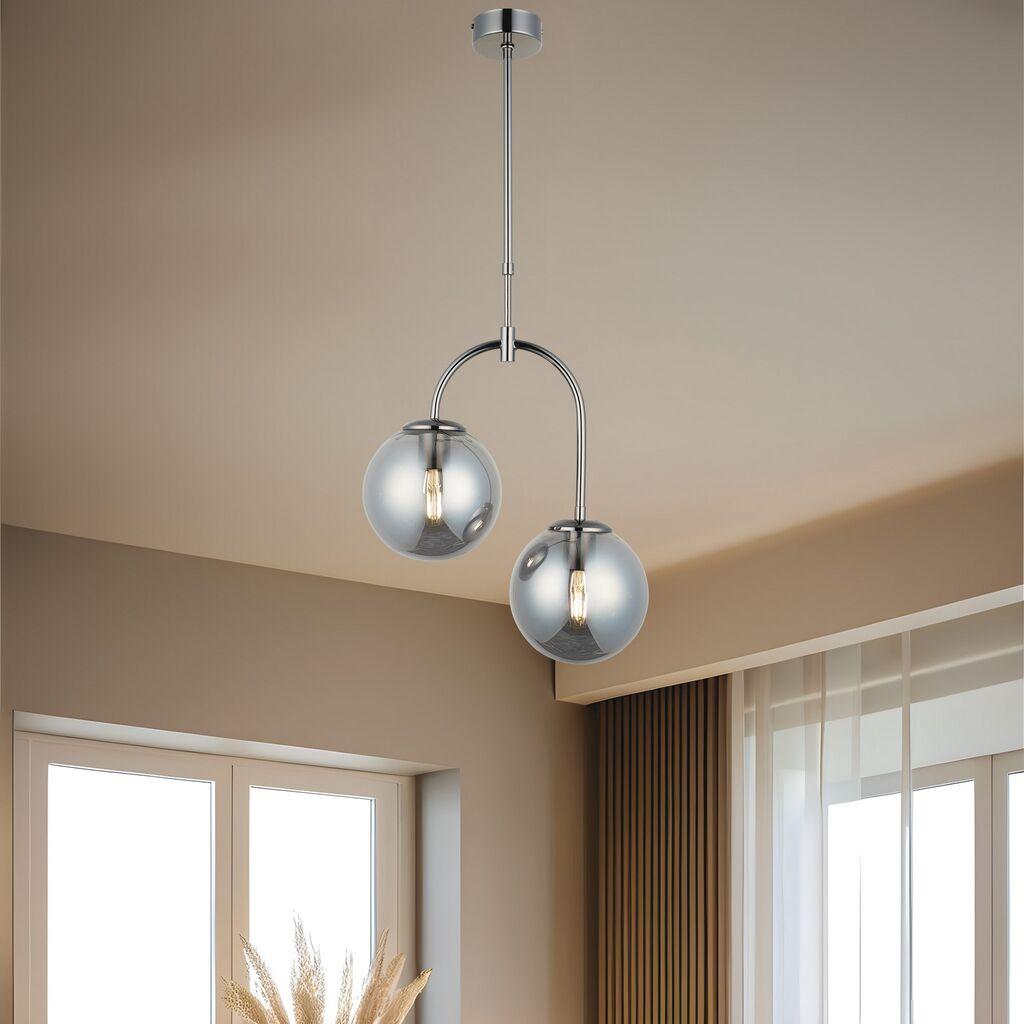 Opviq Luster Portemo-87-02, O18, 16,5 см, IP20 сребрена боја