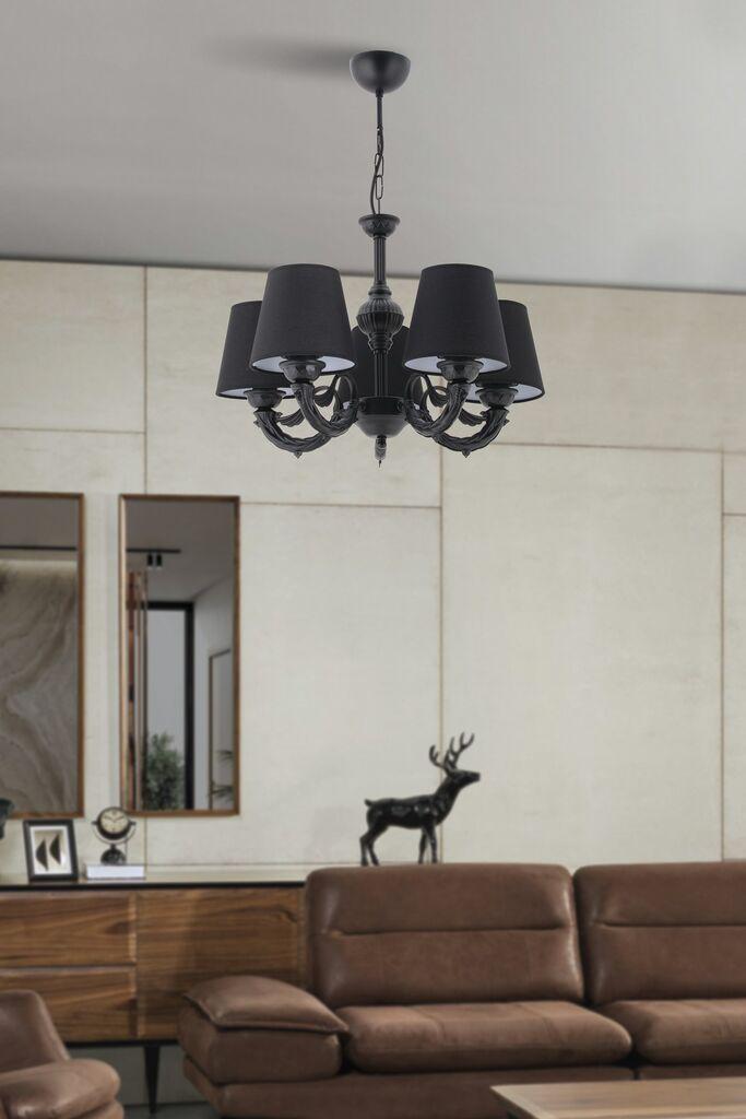 Opviq Luster Fiona, 15x10x13cm, IP20, црна