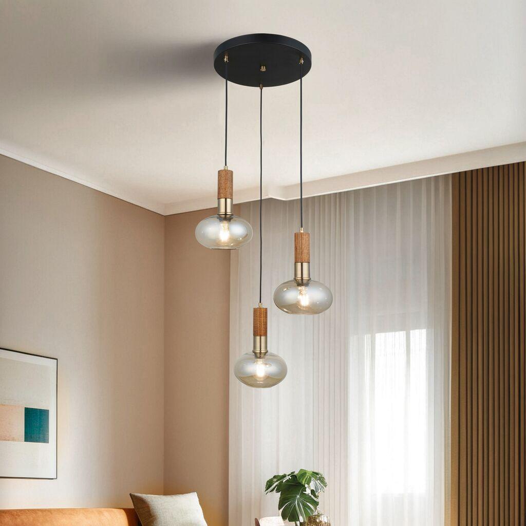 Opviq Luster Hena-52-03, O19, 11,5 см, IP20 црно-кафеава