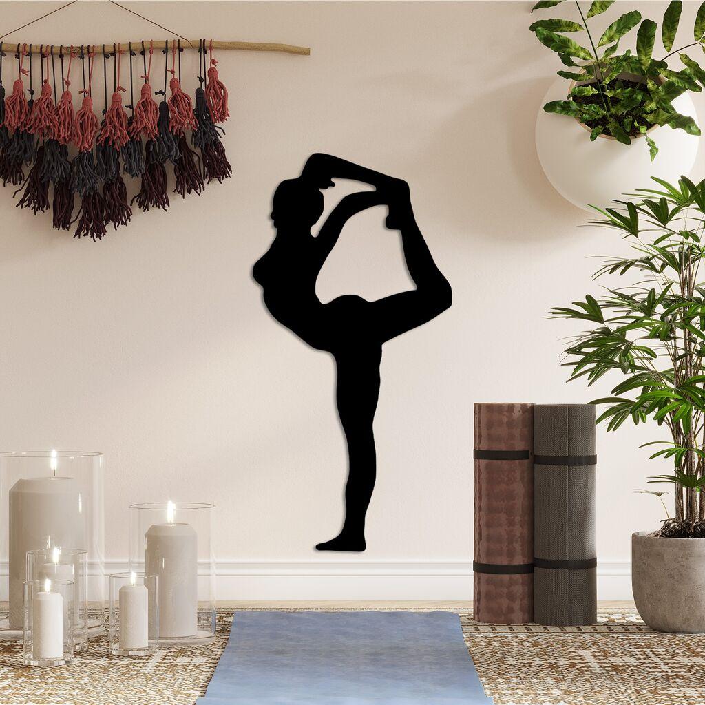 Wallity декорација за dzид Јога 18, 30x60 см, црна