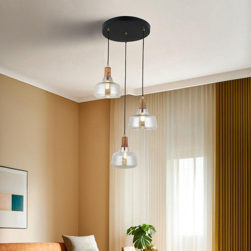 Opviq Luster Ace-52-03, O20, 14 см, IP20 црно-кафеава