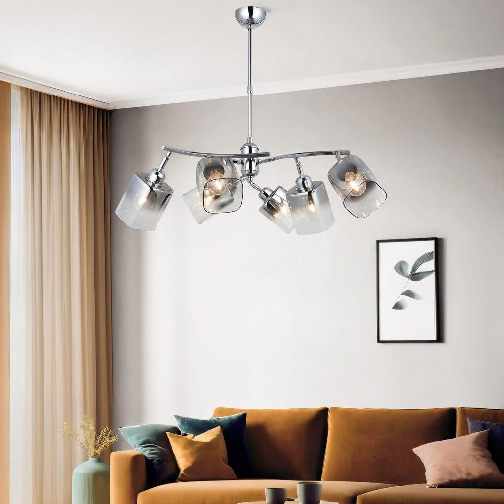 Opviq Luster Derma-51-06, O10, 12 см, IP20 сребрени бои