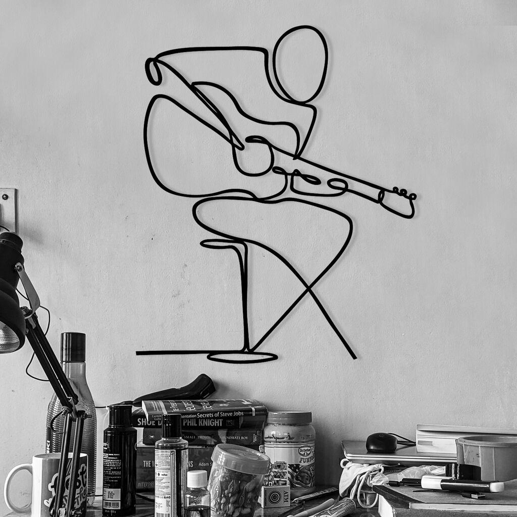 Wallity декорација за dzид Sentimiento 332, 46x56 см, црна