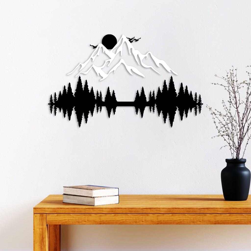 Wallity декорација за dzид Nature And Mountain-10, бела