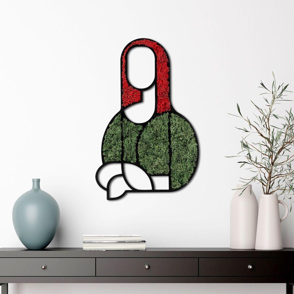 Wallity dzидна декорација Мос-Мона Лиза, 48x31 см, шарена