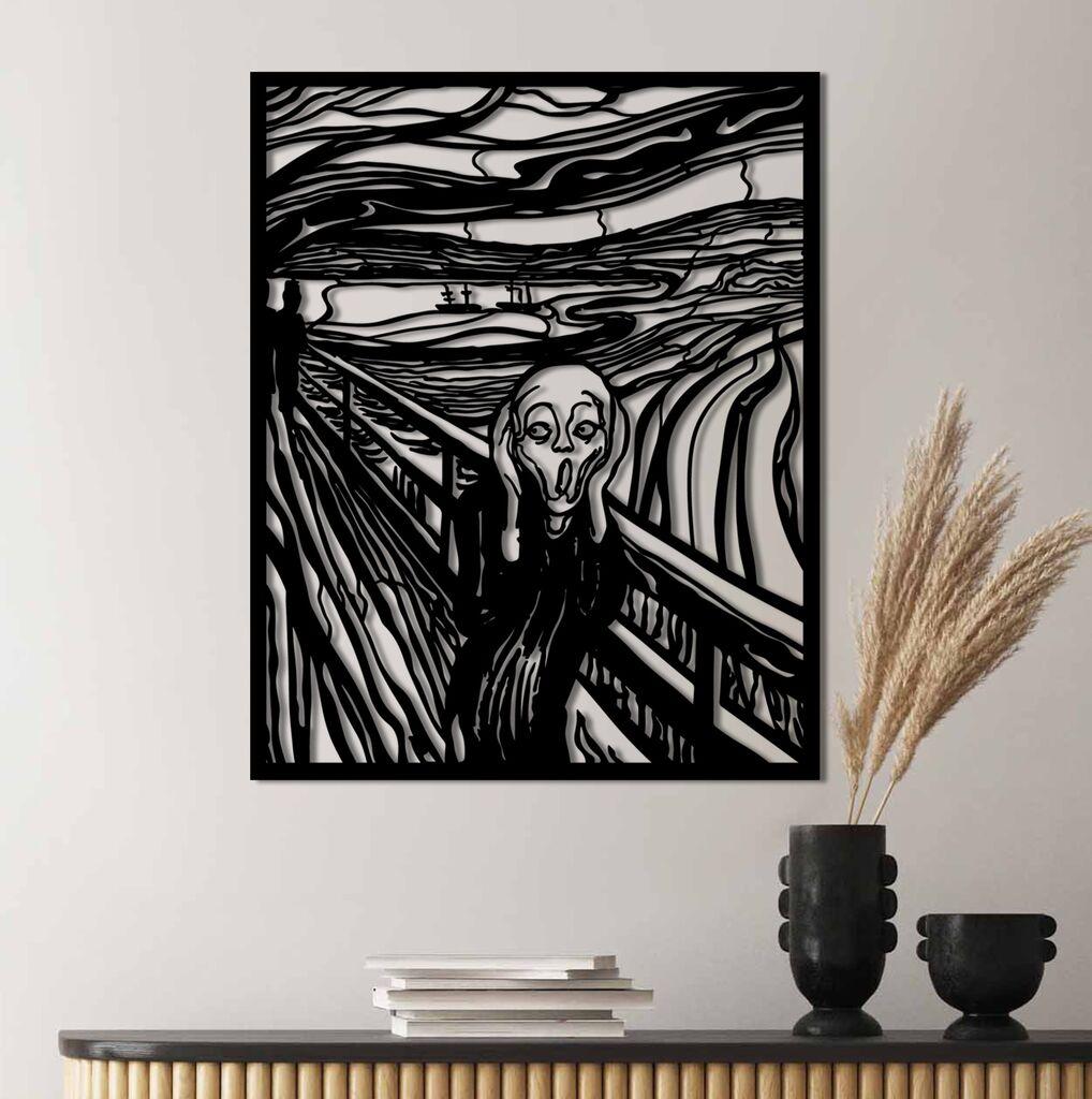 Wallity декорација за dzид Grido, 45x56 см, црна