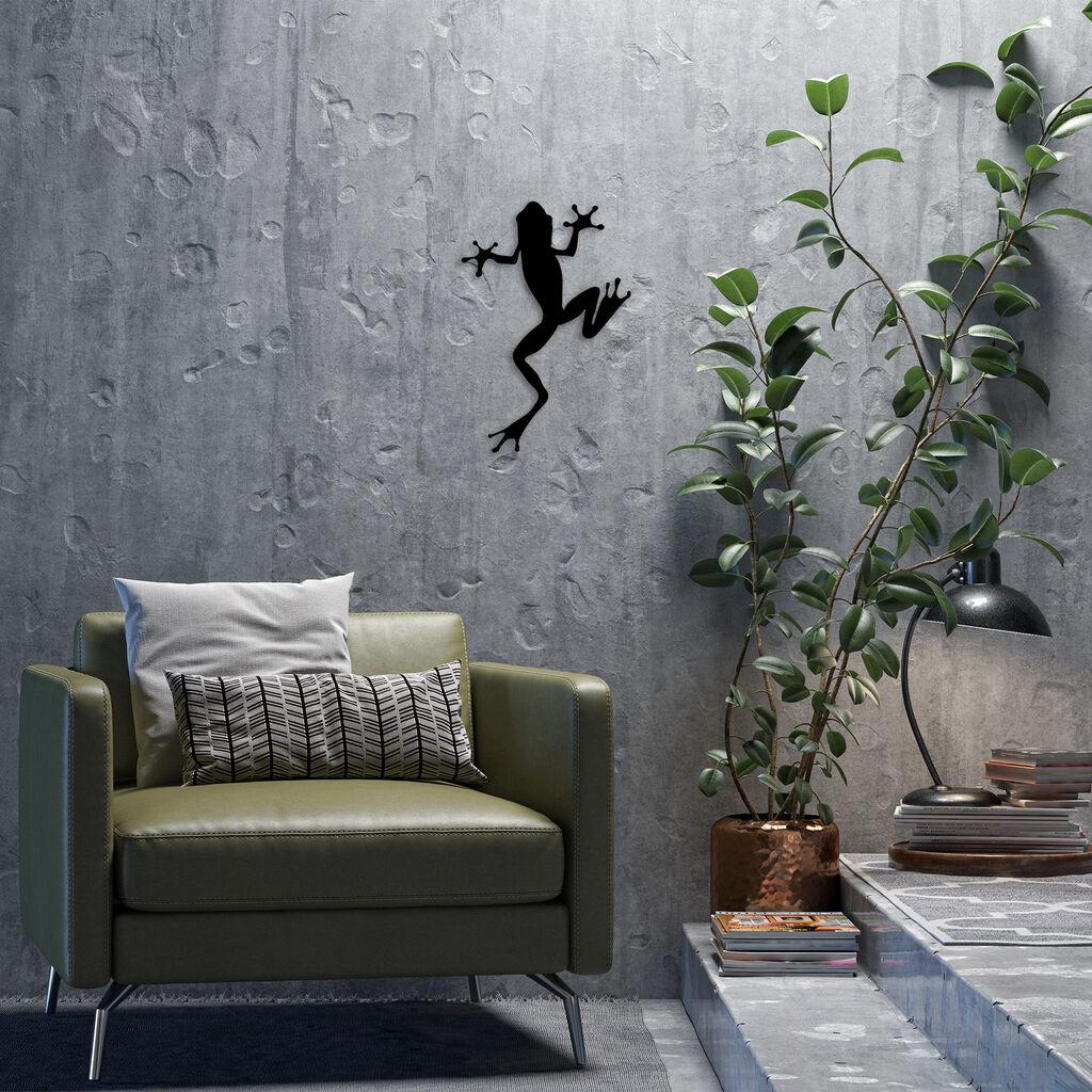 Wallity декорација за dzид Жаба-296, 28x42 см, црна