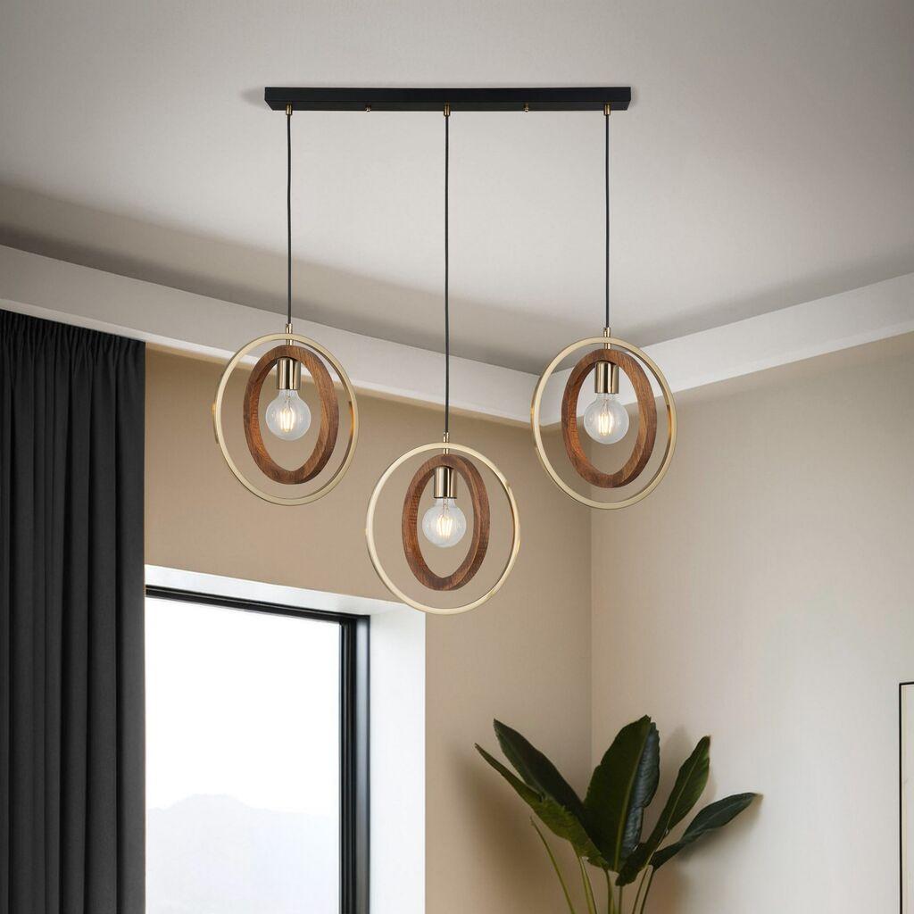 Opviq Luster Feno-52-03, 70x6x2.5cm, 45-180cm, IP20 Кафеаво-златна боја