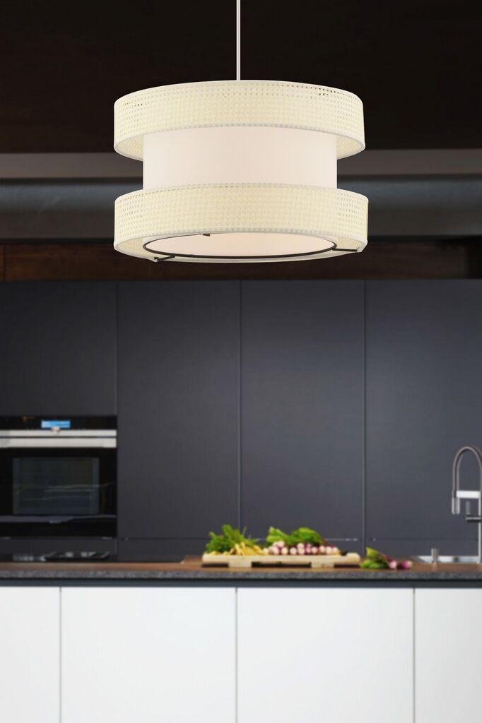 Ореол со сјај Opviq, 40x40 см, бел