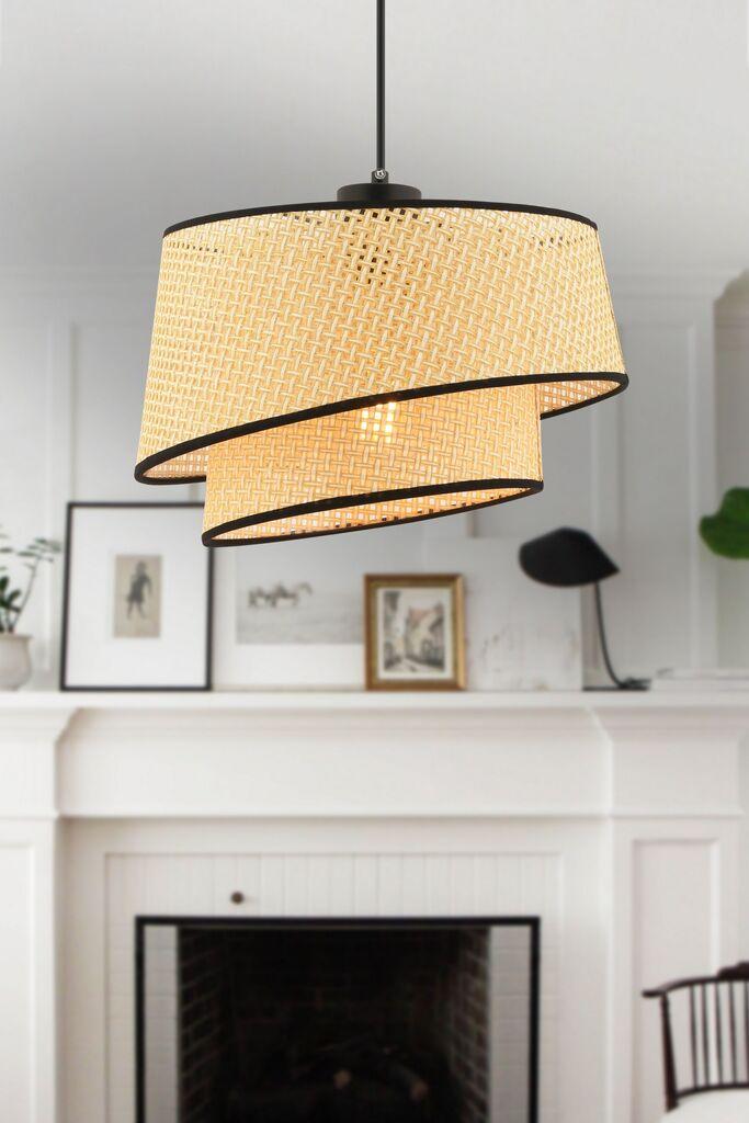 Opviq Luster Barette Hazeran, 32x32 см, беж-црна