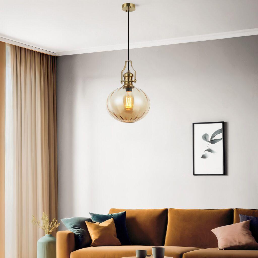 Opviq Luster Cueva-P01-CO, O28, 24cm, IP20 Златни бои