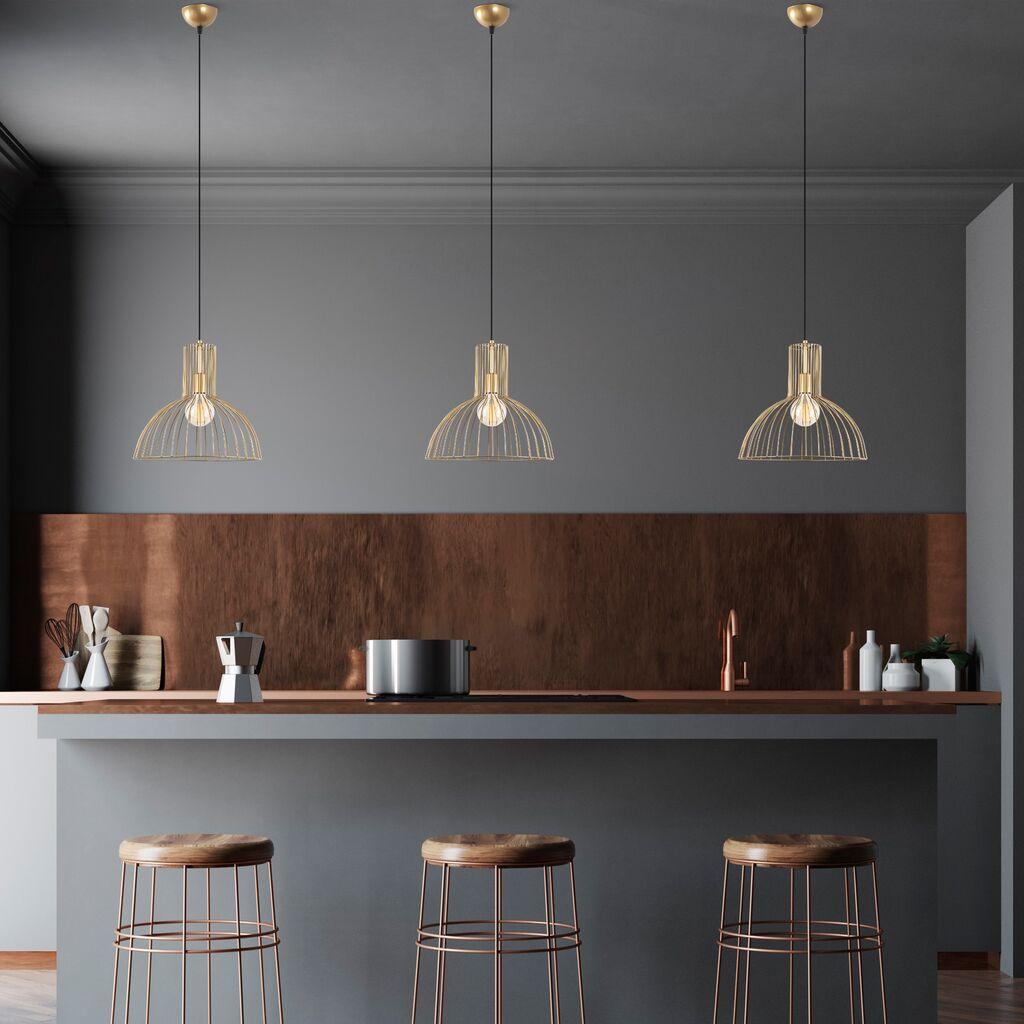 Opviq Luster Tabut-Mr-672-1, 38 см, IP20, златна боја