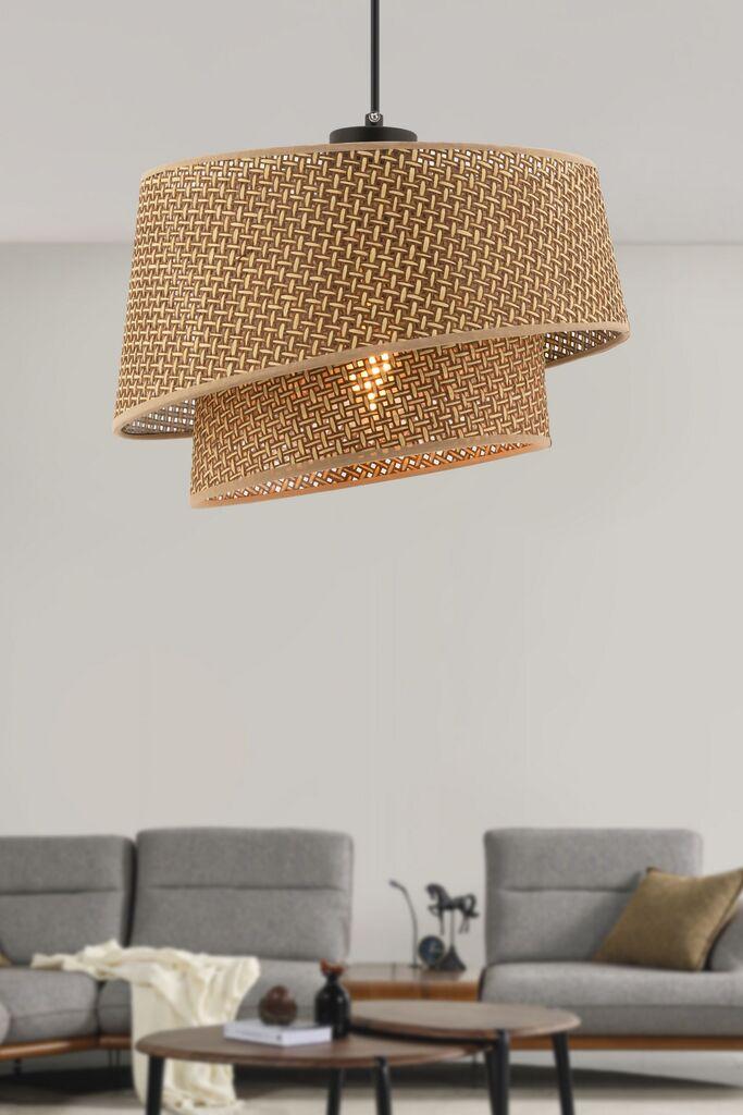 Opviq Luster Barette Hazeran, 32x32 см, кафеаво-црна