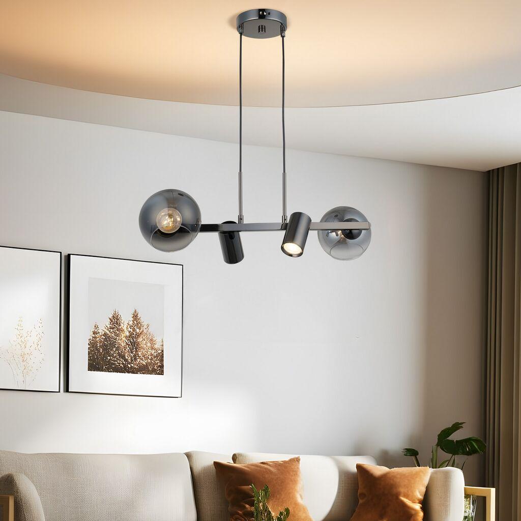 Opviq Luster Zerde-87-04, O14, 12 см, IP20 Антрацит