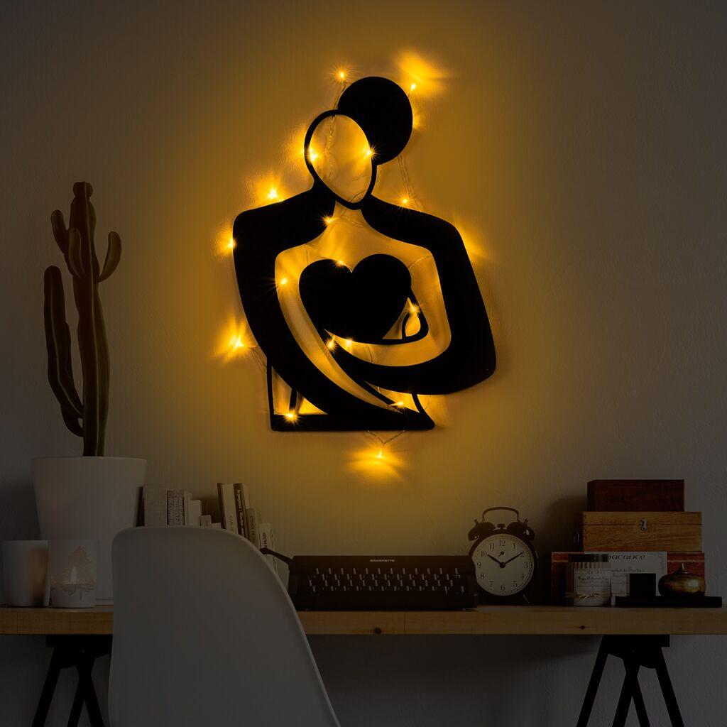 Wallity декорација за dzид Hug 117, 70x52 см, црна