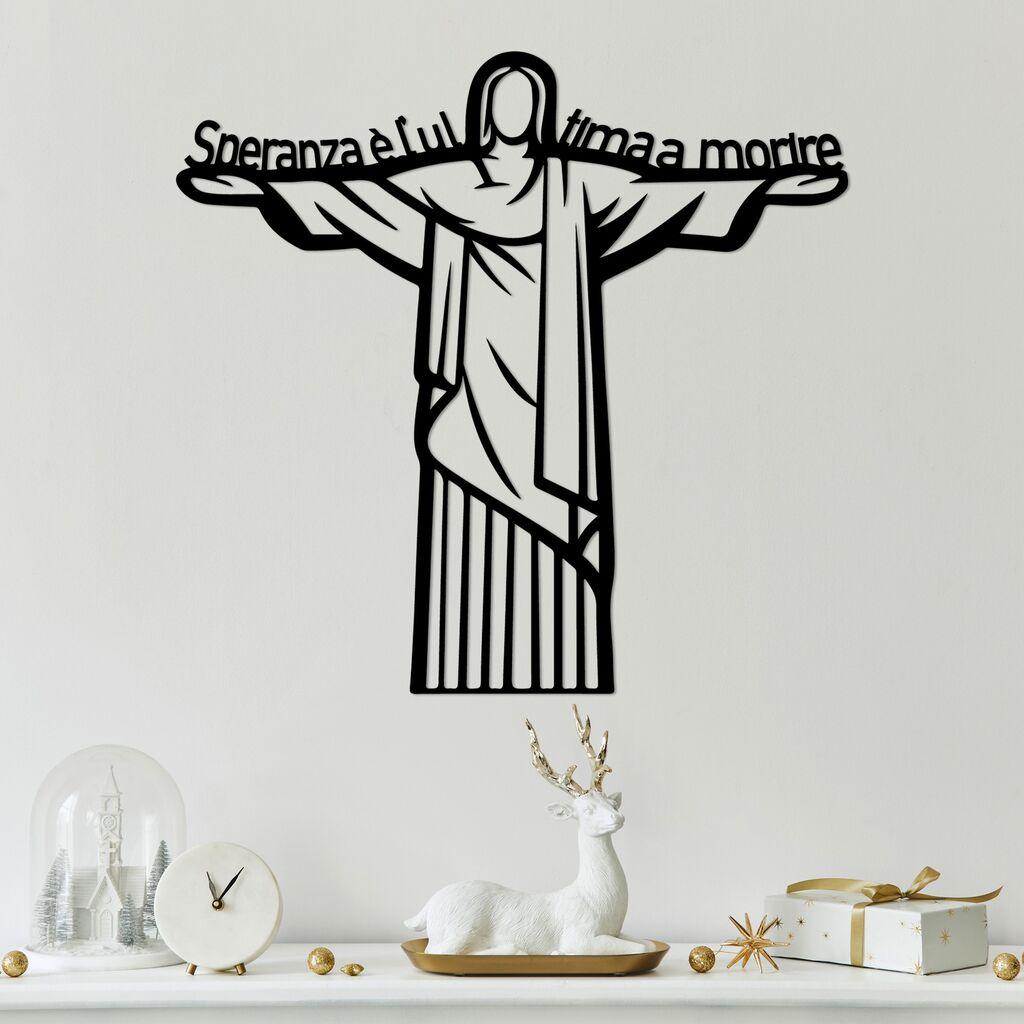 Wallity декорација за dzид La Speranza 4, 56x54 см, црна