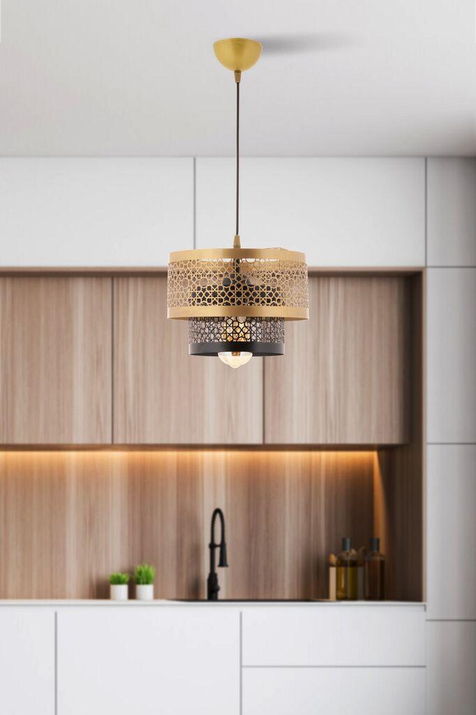 Opviq Luster Harold, 30x30x22cm, IP20, златно-црни бои