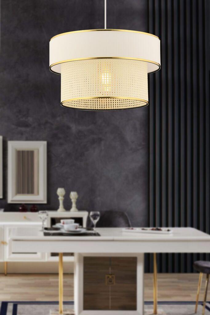 Opviq Luster Ero, 30x30 см, бело-златна боја