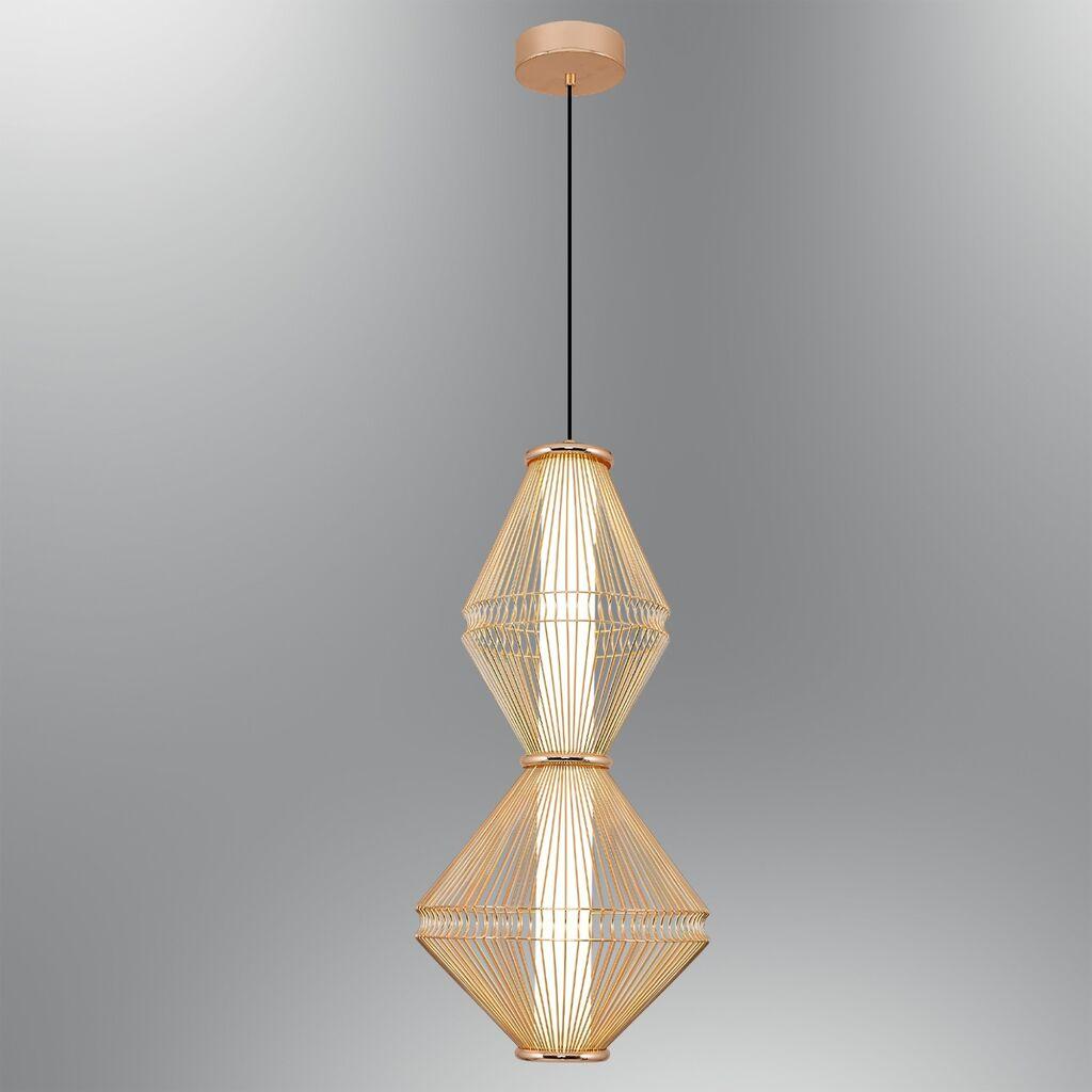 Opviq Luster 3224-2-03, 16W LED, 3000k, 1600 lm, 25cm Златна боја