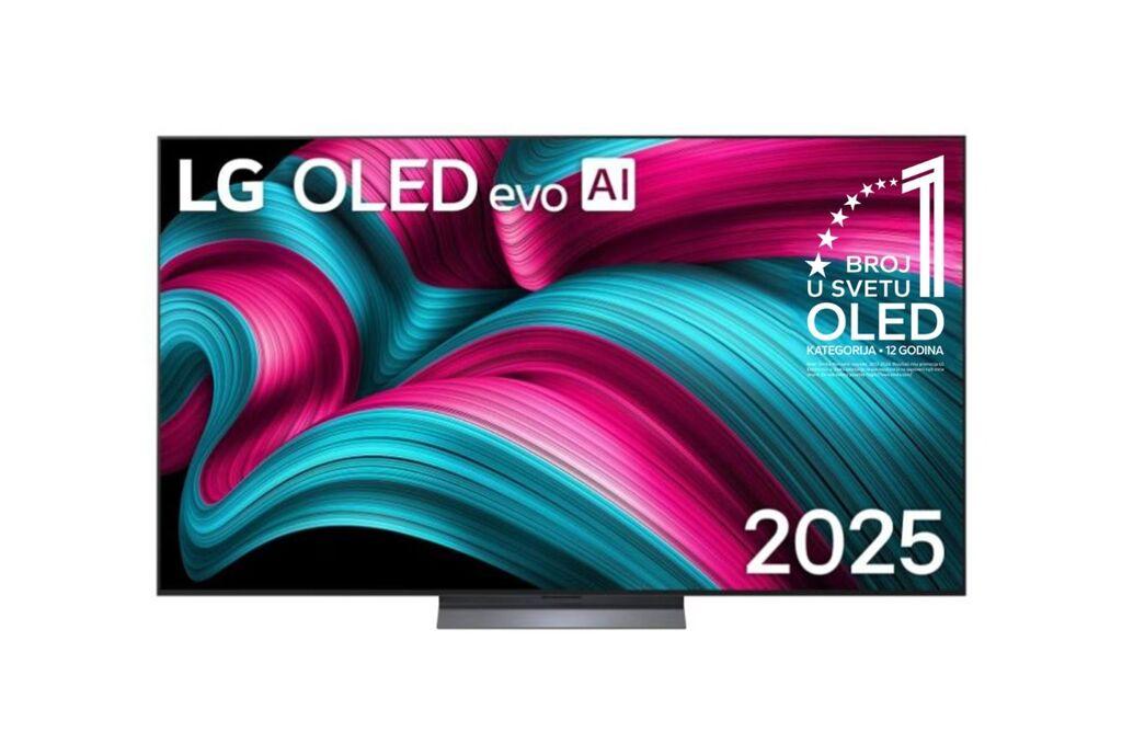 LG телевизор OLED77C51LA, 77", OLED 4K, паметен, WebOS, црн