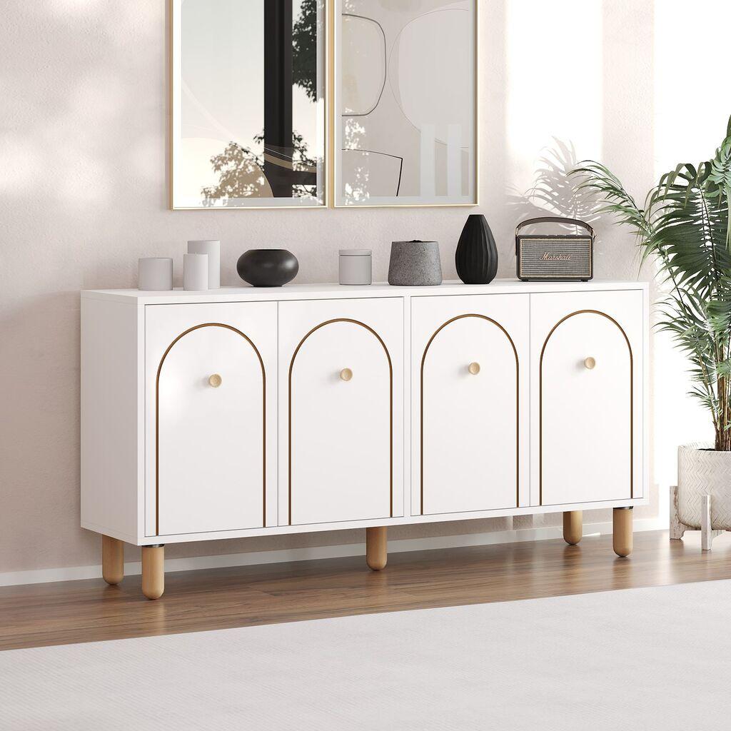 Конзолна маса Hanah Home Orion, 150x73x36 см, бела