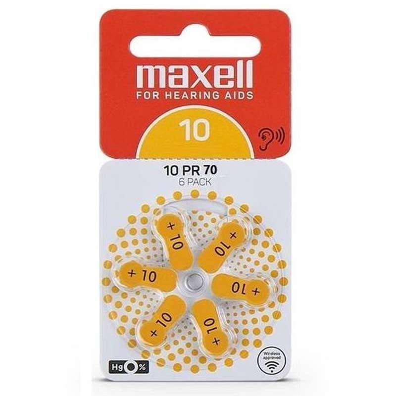 Maxell Батерија за слушни помагала - 10PR70 / 1.45V