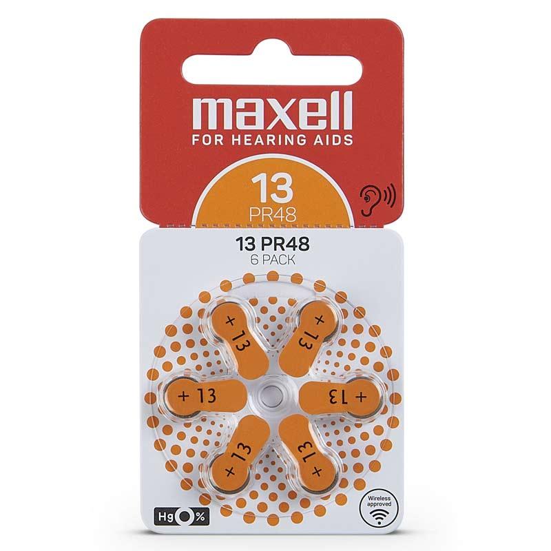 Maxell Батерија за слушни помагала - 13PR48 / 1.45V