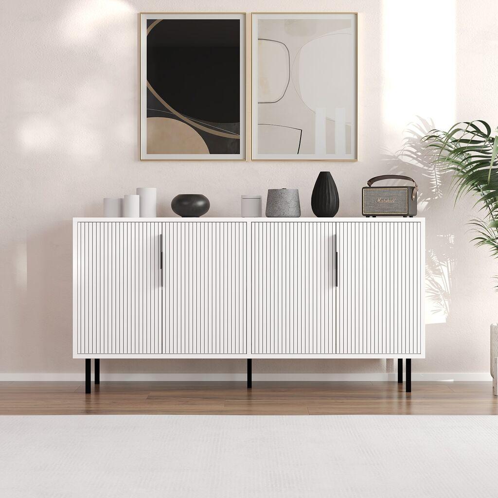 Конзолна маса Hanah Home Clara, 150x75x36 см, антрацит