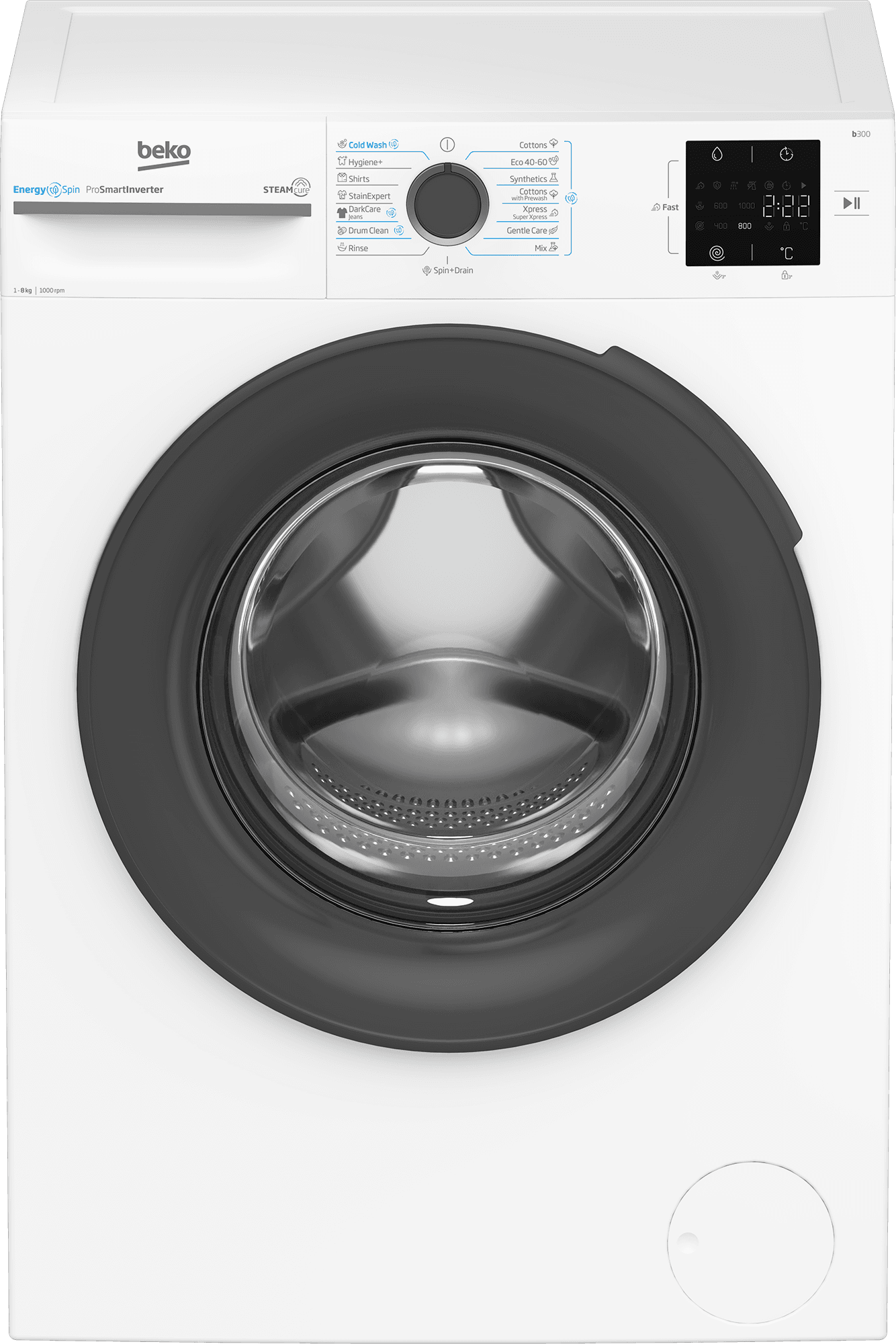 Beko BM3WFSU38013WA Машина за перење, 8 кг, 1000 вртежи во минута, бела