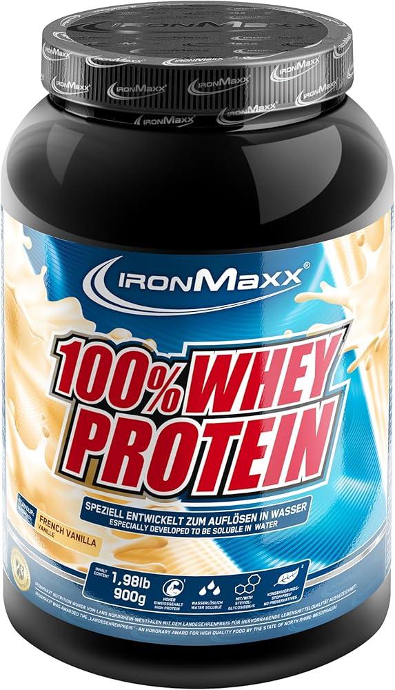 IRONMAXX 100% Whey Протеин - француска ванила 900g