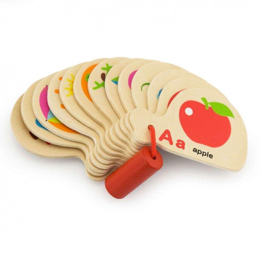 VIGA Дрвена Играчка Мини Книга Учиме Азбука