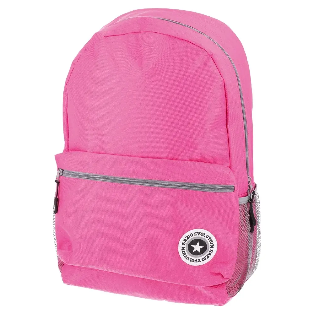 Ранец SAZIO еволуција, цврст, розов