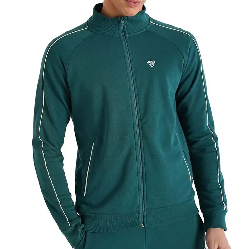 HUMMEL Машки дуксер со патент Hmlpablo, Tamnzeleni