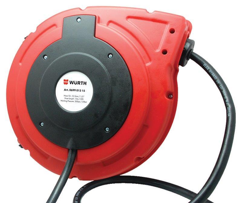 WURTH Пневматско црево на котур 15м, ф вн. 9,5mm