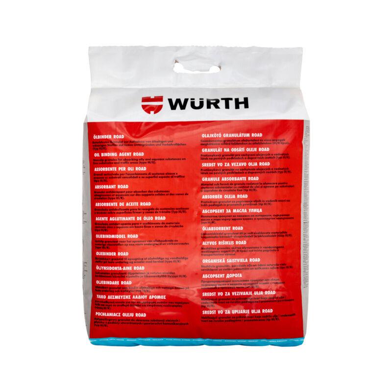 WURTH Микро апсорбер, гранули за впивање масло, 10 kg
