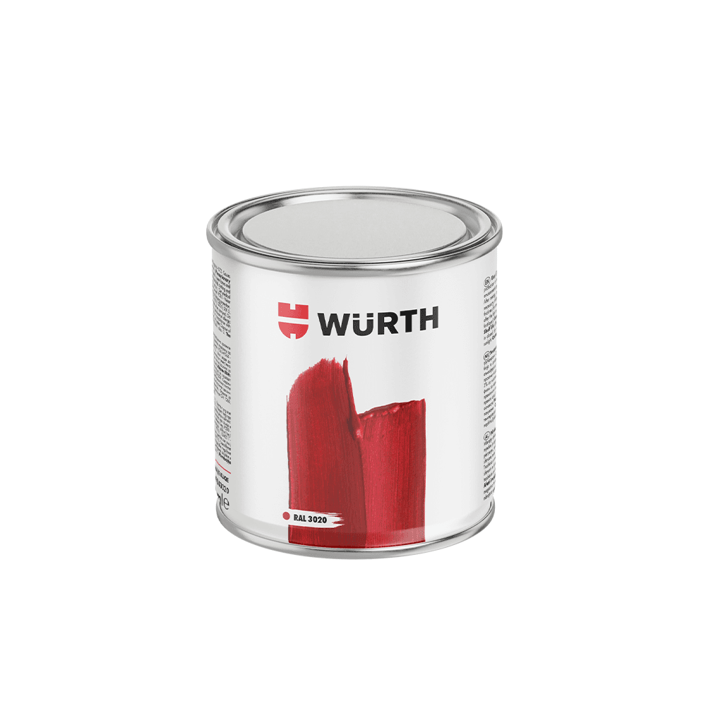 WURTH Алкидна боја - Црвена RAL 3020 650ml