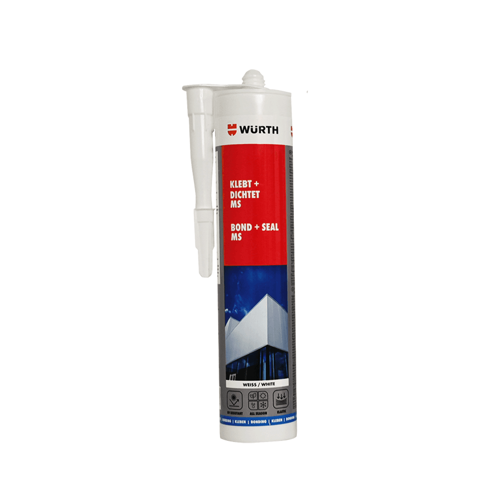 WURTH K+D MS Универзал лепак и заптивна маса црна 290ml