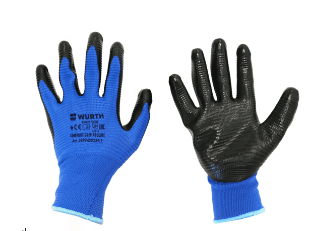 WURTH Заштитни ракавици нитрил Comfort Grip Proline 10