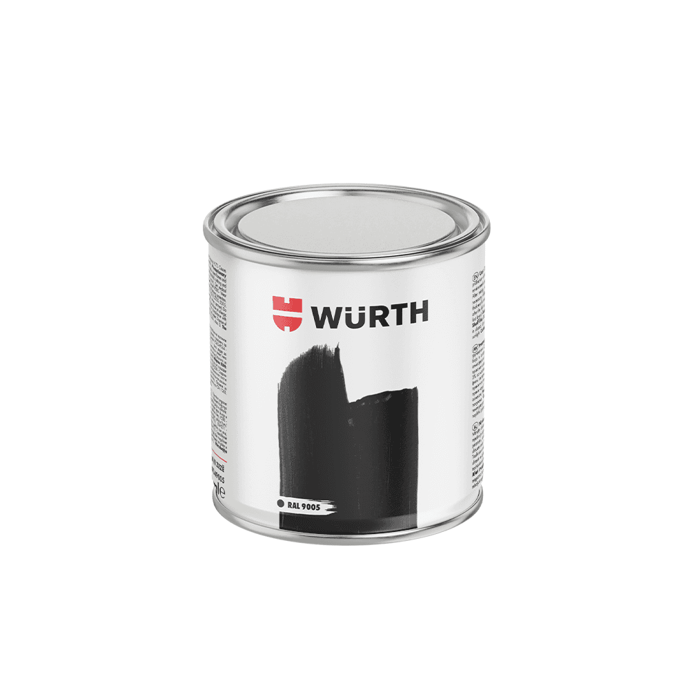 WURTH Алкидна боја - Црна RAL 9005 650ml