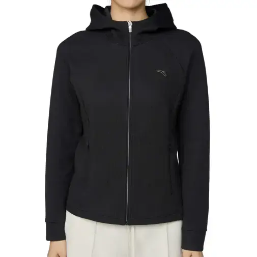 Женски дуксер „Анта“ со боја на трн, црн