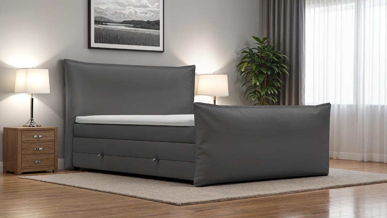 Mondivi Лежај Бокспринг хармони 160 сива