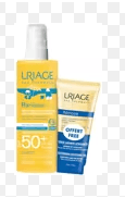 Uriage Bariesun Сет SPF50+ Хидратантен спреј за деца 200ml. + Xemose Маслена купка за капење 50ml.