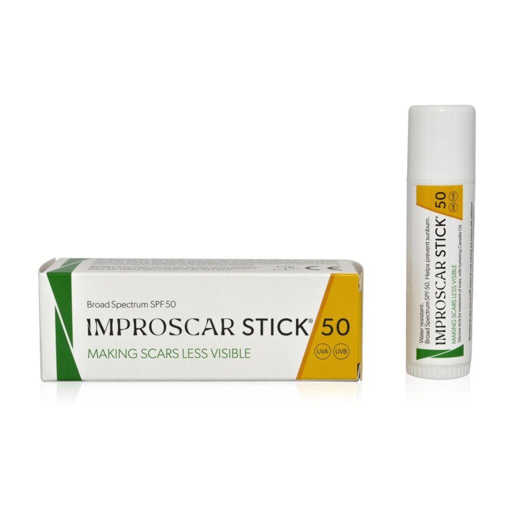 IMPROSCAR STICK SPF50 Силиконски стик за лузни 5 g