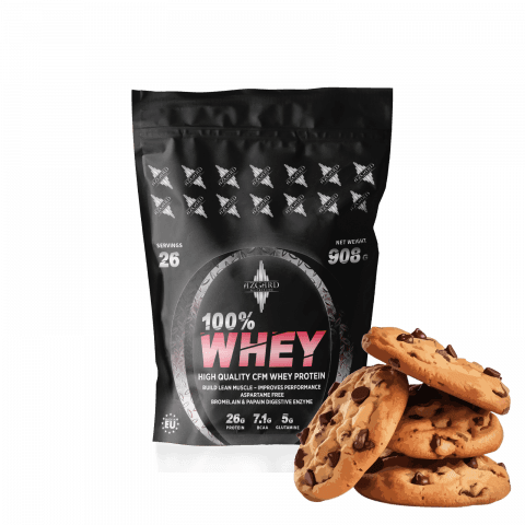 AZGARD 100% WHEY Протеин COOKIES & CREAM FLAVOUR 908g